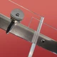 Двері в нішу Koer SR SD01-120x200-TR-01 прозоре скло Easy Clean 8мм, хром (KR5376) - зображення 2
