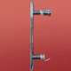 Двері в нішу Koer SR SD01-120x200-TR-07 прозоре скло Easy Clean 8мм, графіт (KR5378) - зображення 8