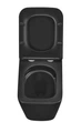 Унітаз підвісний Mixxus Premium QUADRO-0301-T3 BLACK 490х340х360mm, система змиву TORNADO 3.0 (MP6587) - изображение 6