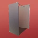 Душова перегородка Koer SR SP01-100x200-TR-01 Walk-In прозоре скло Easy Clean 8мм, хром (KR5393) - изображение 3