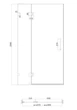 Двері в нішу Koer SR SD04-100x200-TR-01 прозоре скло Easy Clean 10мм, хром (KR5386) - зображення 4