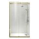 Двері в нішу Koer SR SD01-120x200-TR-12 прозоре скло Easy Clean 8мм, матове золото (KR5377) - зображення 1