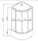 Бокс душовий з гідромасажем Mixxus STRONG SBH01-90x90x215-FB SATIN з високим піддоном (MI6888) - зображення 6