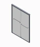 Двері в нішу Koer SR SD03-140x200-TR-01 прозоре скло Easy Clean 8мм, хром (KR5385) - зображення 3