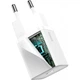 Мережевий зарядний пристрій Baseus Super Si PD25W/3A Type-C зі швидкою зарядкою + кабель Type-C-Type-C White - зображення 4