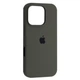Чехол Fiji Silicone Case для Apple iPhone 16 Pro бампер накладка Soft Touch с микрофиброй Cocao - изображение 1