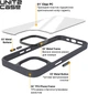 Чехол для смартфона ArmorStandart UNIT2 для Apple iPhone 17e/16e Black (ARM83852) - изображение 4
