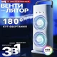 Портативний настільний вентилятор 3в1 із зволожувачем RGB підсвічуванням для дому та офісу USB Type-C - зображення 1