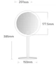 Зеркало для макияжа Xiaomi DOCO Daylight Mirror White DM005 - изображение 4