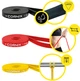 Эспандер-петля для подтягиваний и фитнеса Cornix Power Band 2-30 кг набор 3 шт XR-0090 - изображение 5