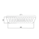 Лейка для верхнего душа Qtap Hlavova 260x180 мм прямоугольная QTHLA107CRM45785 Chrome/WhiteSD00051909 - изображение 2