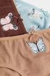 Трусики слипы для девочки H&M 0530235-057-1 092 см (18-24 months) Коричневый - изображение 2