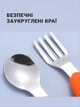 Набір дитячого силіконового посуду у коробці з приборами секційна тарілка на присосці Морковка ложка вилка трубочка дитячий антиковзаючий силіконовий посуд для першого прикорму на присосках без BPA дитяча посуда для малюків із безпечного силікону - зображення 10