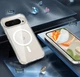 Прозорий магнітний чохол AeronGuard з MagSafe для Pixel 9 Pro XL | Тонкий, ударостійкий, підтримка бездротової зарядки - изображение 9