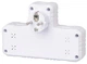 Мережевий розгалужувач Voltronic трійник Т-подібний з заземленням F301-White, 3 розетки, 2500W, 10A, 110-250V Max, Blister (YT38182) - зображення 2
