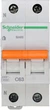 Автоматический выключатель Schneider Electric 1P+N 63A C 11219 двухполюсный модульный автомат Шнайдер - изображение 2