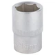 Насадка шестигранна коротка 1/2" 18мм CrV mid SIGMA (6071181) - зображення 1