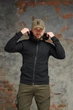 Кофта мужская Intruder Cosmo на молнии с капюшоном и карманами чёрная/2XL - изображение 1