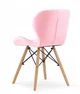 Вишукані стільці еко шкіра рожевий колір LAGO Chair Pink - зображення 4