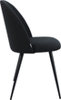 Krzesło do kuchni i salonu Homla LUDI 50 x 53 x 85 cm Black (5906496738180) - obraz 3