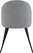 Стілець для кухні та вітальні Homla LUDI 50 x 53 x 85 см Grey (5906496738210) - зображення 4