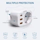 Зарядний пристрій LENCENT PD 20W 4-в-1 QC3.0 USB-адаптер з розеткою змінного струму. - зображення 6