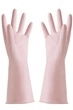 Перчатки резиновые хозяйственные химстойкие 80г Pink Power Apmi розовый L - изображение 1