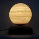 Магнітна левітаційна лампа HCNT Levitating Lamp Jupiter Light Wood Grain (SIM10-GW5-J) - зображення 4