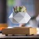 Магнітний левітаційний горщик для рослин HCNT Magnetic Levitating Pot M10-FP Wood Grain - зображення 2