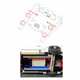 Кронштейн / Настінне 3D Кріплення для Фірмового конструктора Icons expert Porsche 911 Порше (10295) - Чорний - зображення 5