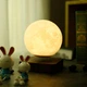 Магнітна левітаційна лампа HCNT Levitating Lamp Moon Dark Wood Grain (SIM10-GW5-M) - зображення 3