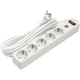 Мережевий фільтр PowerPlant 5 м, 3x1.5мм2, 10А, 5 розеток, 2xUSB 2.1A, євростандарт (JY-1056U/5) (PPSA10M50S5U) - зображення 1