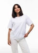 Жіноча футболка Oversize Наталюкс 3XL білий (4123993200071) - зображення 1