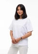 Жіноча футболка Oversize Наталюкс 3XL білий (4123993200071) - зображення 2