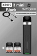 Под-система Vaporesso XROS 3 Mini Pod Black + 2 картриджа, кабель зарядки Type-C и сюрприз. (Електронная сигарета) - изображение 1