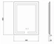 Зеркало Qtap Mideya с антизапотеванием (DC-F936) 500х800 QT2078F936W - изображение 8