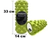 Массажный ролик EasyFit Grid Roller Extreme 33 см Салатовый - изображение 1