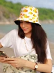 Двостороння панамка Fashion P0038-W 56-58 Чорний \ Білий - изображение 3