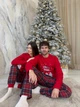 Піжама чоловіча XL Новорічна тепла Бавовняна з Начосом Winter Holiday COSY - зображення 6