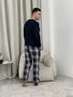 Чоловічий домашній піжамний комплект (штани+лонгслів) COSY M Синій (cosy578354) - зображення 2