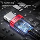 USB кабель Type-c на Type-c BASEUS Flash charge cafule | 2M, PD2.0 100W, (20V 5A) |. Black-Red - зображення 6