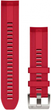 Pasek Garmin QuickFit 22 do Garmin MARQ Athlete Gen2 46 mm Plasma Red (010-13225-03) - obraz 1