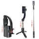 Стабілізатор стедикам L18S для телефону та екшн-камери Gimbal Stabilizer – тринога складний штатив 15.5-68 см з Bluetooth пультом, Чорний - зображення 3