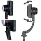 Стабілізатор стедикам L18S для телефону та екшн-камери Gimbal Stabilizer – тринога складний штатив 15.5-68 см з Bluetooth пультом, Чорний - зображення 5