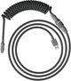 Кабель заряджання/синхронізації HyperX USB-A > USB-C, спіральний, 1.37м, сірий - изображение 2