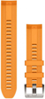 Pasek Garmin QuickFit 22 do Garmin MARQ Athlete Gen2 46 mm Spark Orange (010-13225-04) - obraz 1