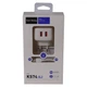 Зарядний пристрій KONI STRONG KS74 Lightning cable, 2 х USB, 2.1A, 10.5W, White - зображення 2