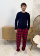 Чоловічий піжамний комплект "Глен"HH лонгслів+штани COSY 2XL Червоний (cosy4089456s4) - зображення 1