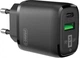 Сетевое зарядное устройство Intaleo TCGQPD220 USB-C + USB-A PD QC3.0 20Вт Black (1283126509995) - изображение 1
