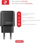 Сетевое зарядное устройство Intaleo TCGQPD220 USB-C + USB-A PD QC3.0 20Вт Black (1283126509995) - изображение 3